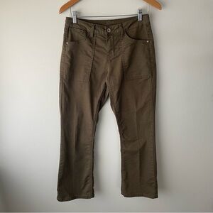 Cream Denim Pants Jeans Green Cream Denim Womens Size 28